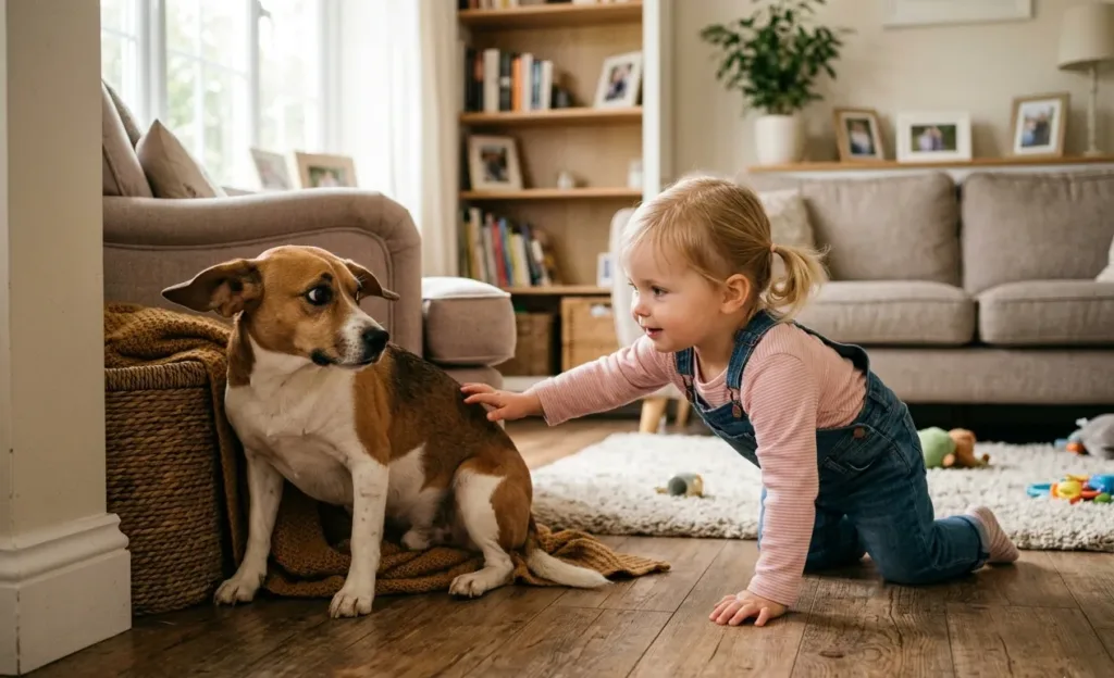 Como evitar que seu cão desenvolva medo de crianças (erros comuns)