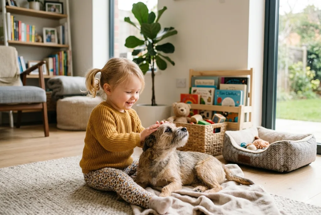 Rotina equilibrada entre criança e cão: guia prático para o dia a dia