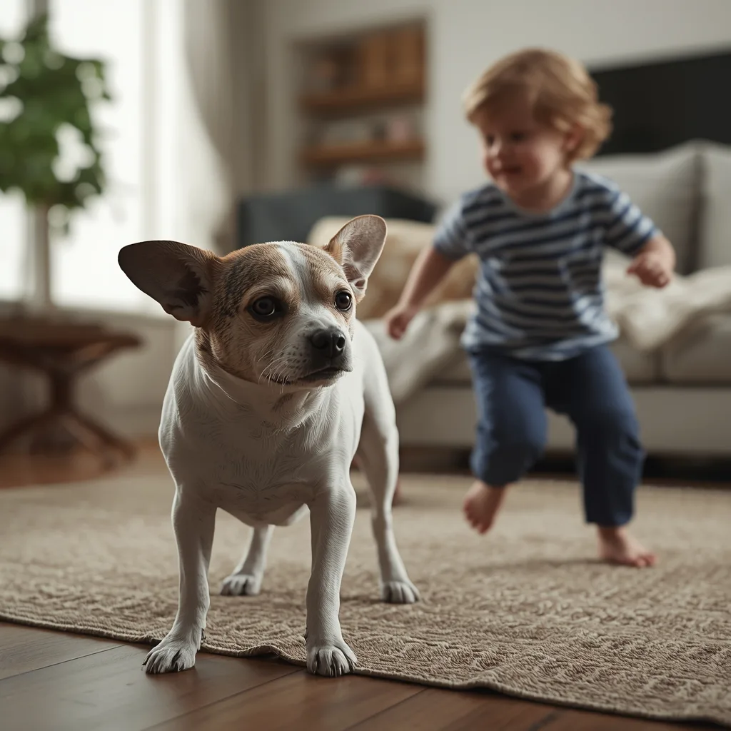 Cão com medo de criança: entenda o comportamento e como agir